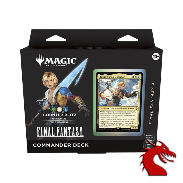 MTG - U/B Final Fantasy Commander Deck - Counter Blitz