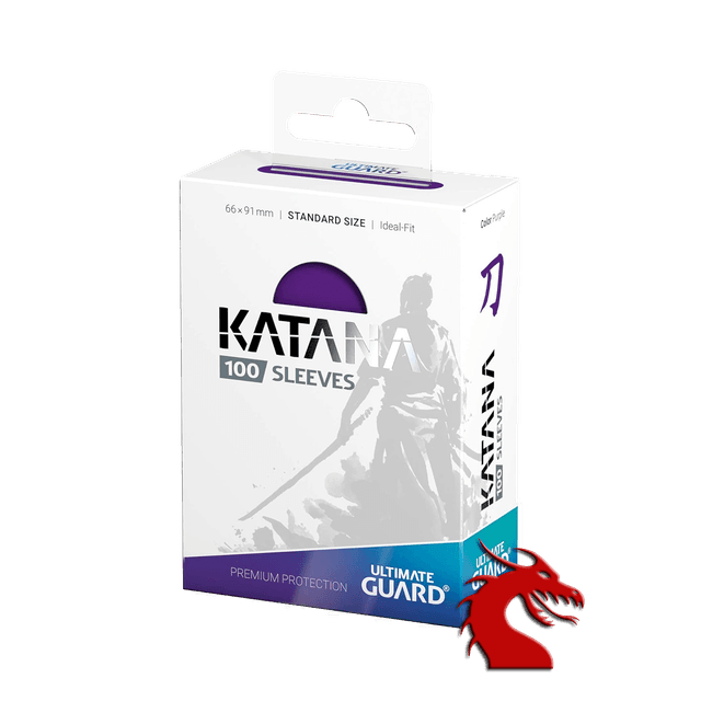 Katana Sleeves - Purple - Standard Size (100 Pack)